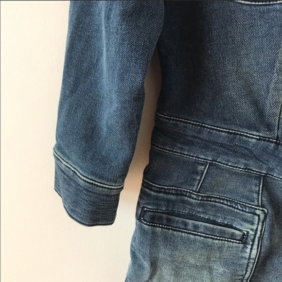 Free People Fiona denim Romper size 4 - Picture 8 of 8